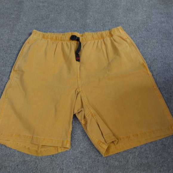 Gramicci Other - Gramicci Shorts 2XL Yellow Solid Cotton 10" in Belted Made in USA NEW